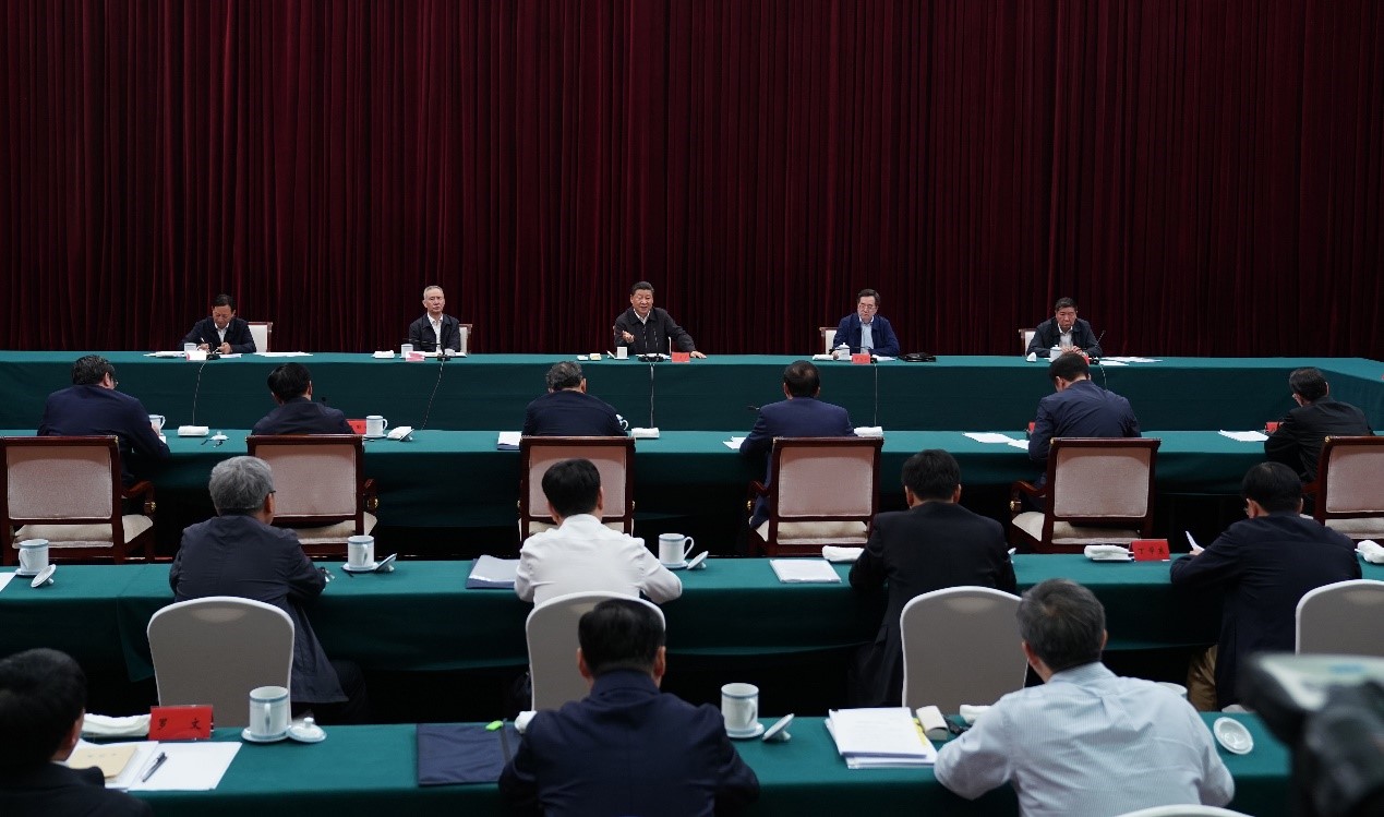 2019年5月20日至22日，中共中央總書記、國家主席、中央軍委主席習近平在江西考察，主持召開推動中部地區(qū)崛起工作座談會并發(fā)表重要講話。新華社記者 謝環(huán)馳 攝 